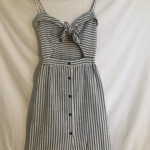 Unique and Sexy Sundress with Cutout - Nautical We